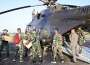 Misi Kemanusiaan Tanggap Bencana, Helikopter MI-17 TNI Bawa Bantuan ke Kota Langsa