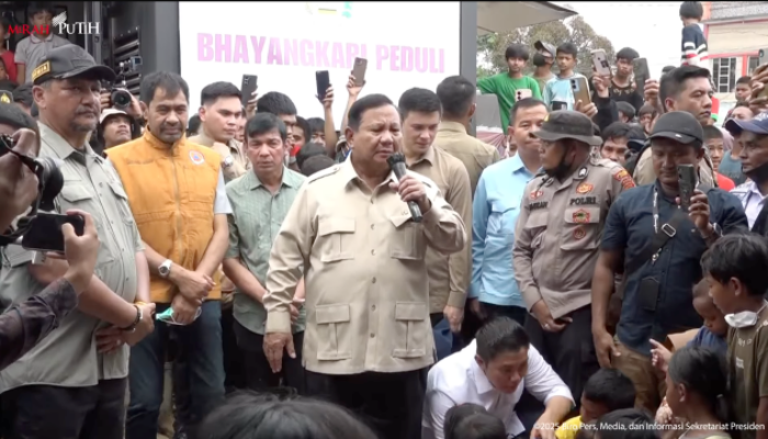Kembali Temui Pengungsi di Aceh, Presiden Prabowo Sampaikan Komitmen Pemulihan Pascabencana