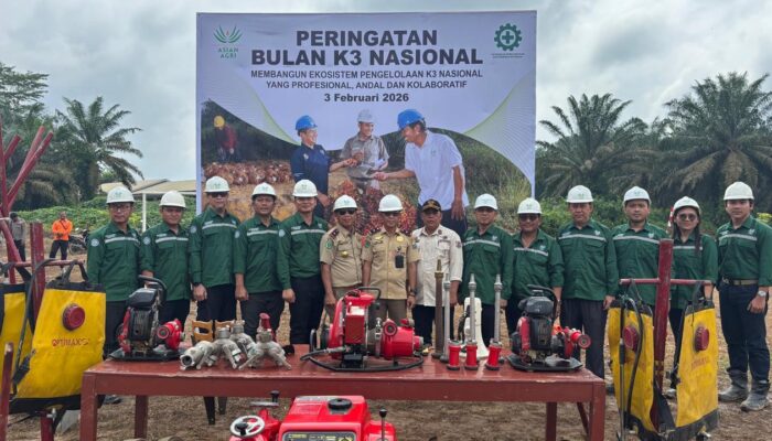 Asian Agri melalui PT Rigunas Agri Utama Gelar Apel Bulan K3 Untuk Budaya Keselamatan Kerja di Kabupaten Tebo