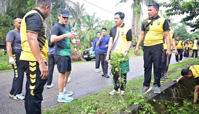 Libatkan Ribuan Personel, Polda Jambi Gelar Aksi Korve Massal Serentak