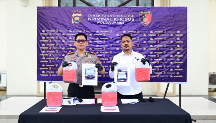 Ditreskrimsus Polda Jambi Ungkap Dugaan Pengangkutan BBM Subsidi Ilegal untuk Aktivitas PETI