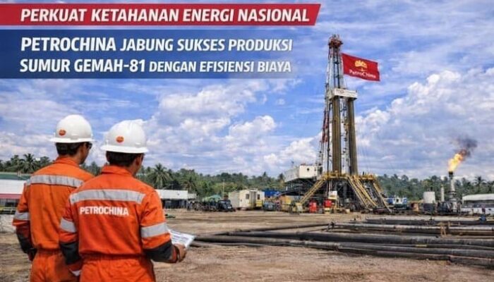Perkuat Ketahanan Energi Nasional, PetroChina Jabung Sukses Produksi Sumur Gemah-81 Dengan Efisiensi Biaya
