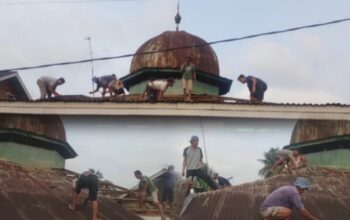 Sambut Ramadan 1447 H, Satgas TMMD 127 Kodim 0415/Jambi Perkuat Kemanunggalan Lewat Renovasi Masjid
