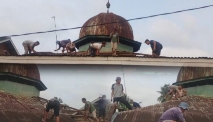 Sambut Ramadan 1447 H, Satgas TMMD 127 Kodim 0415/Jambi Perkuat Kemanunggalan Lewat Renovasi Masjid
