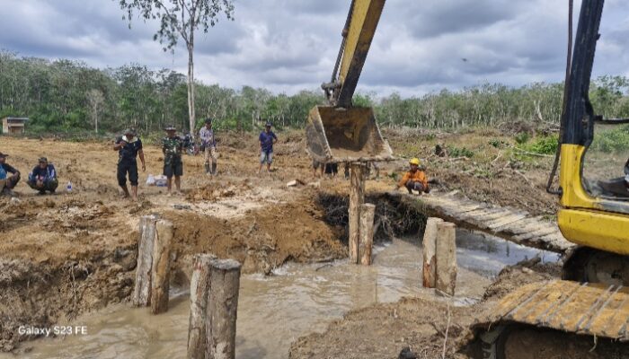 TMMD ke-127 Kodim 0415/Jambi Buka Akses Baru, Jembatan Dibangun untuk Perkuat Konektivitas Desa