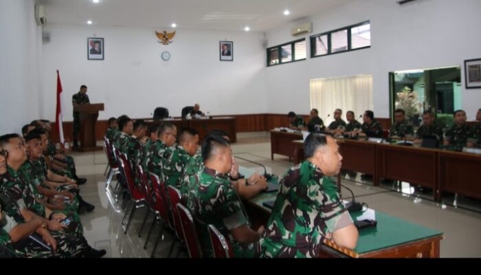 Taklimat Awal Audit Kinerja Itjenad TA 2026 di Kodam XX/Tuanku Imam Bonjol