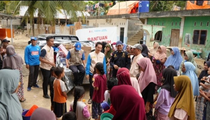 Aksi Sosial Ramadhan, Bea Cukai Lhokseumawe Turun ke Babah Kreung, Sawang