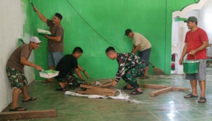 Satgas TMMD 127 Pacu Pengerjaan Mushola untuk Masyarakat Nyaman Beribadah