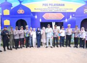 Sambangi Pos Pelayanan dan Pos Pengamanan, Kapolda Jambi Pastikan Kesiapan Personel dan Fasilitas