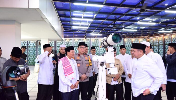 Wakapolda Jambi Hadiri Rukyatul Hilal Awal Syawal 1447 H, Hilal Tidak Terlihat