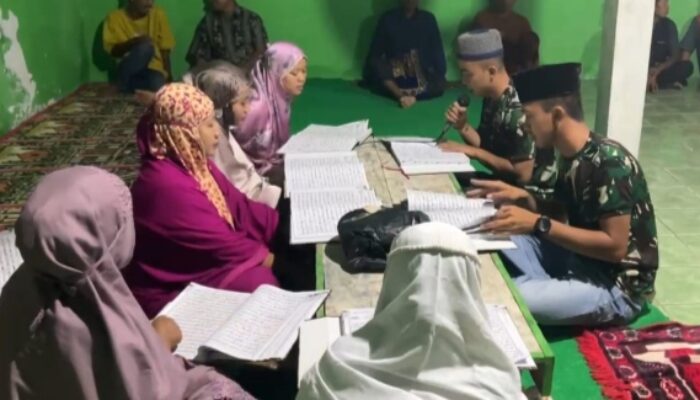 Satgas TMMD Kodim 0415/Jambi Tanamkan Akhlak dan Cinta Tanah Air Sejak Dini