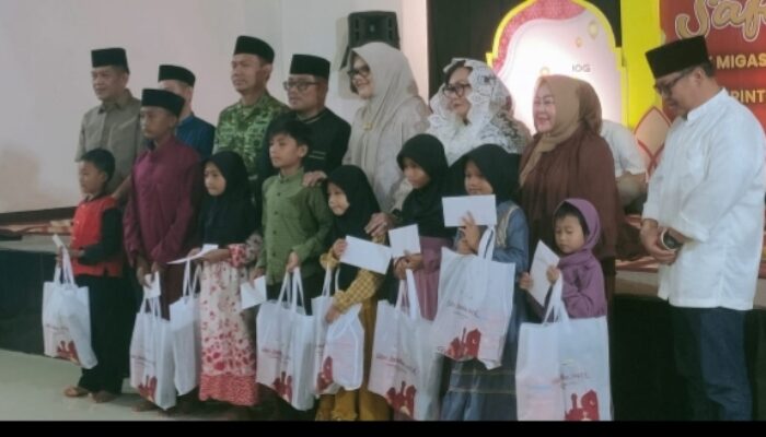Safari Ramadan SKK Migas–PetroChina di Tanjabtim, Pererat Silaturahmi dan Berbagi Kebahagiaan Bersama 100 Anak Yatim