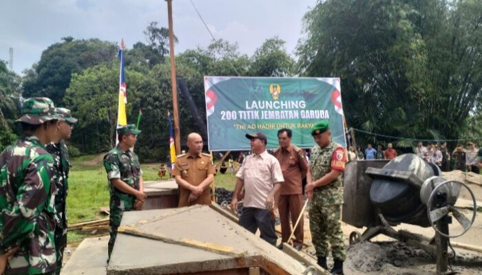 Danrem 042/Gapu Pastikan Progres Jembatan Gantung dan Koperasi Merah Putih di Bungo