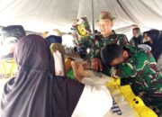 Pasar Murah dan Pengobatan Gratis Ramaikan Penutupan TMMD ke-127 Kodim 0415/Jambi di Desa Petajen