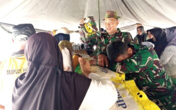 Pasar Murah dan Pengobatan Gratis Ramaikan Penutupan TMMD ke-127 Kodim 0415/Jambi di Desa Petajen