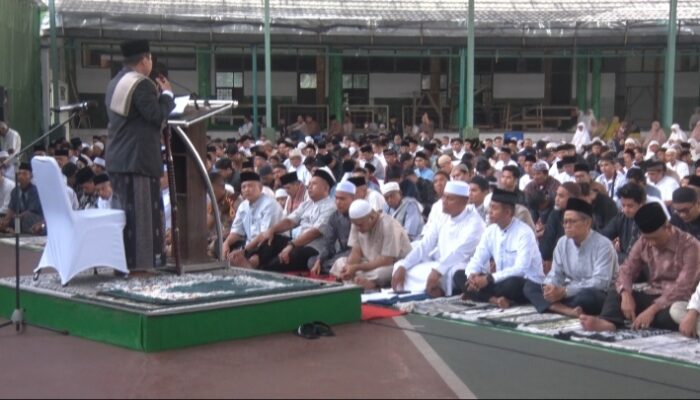 Sholat Id di Korem 042/Gapu: Lebih dari Sekadar Ibadah, Momentum Kembali ke Fitrah dan Kebersamaan