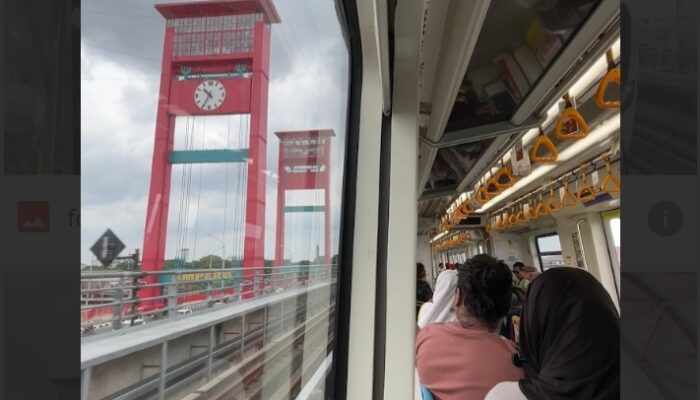 Penumpang LRT Sumsel Capai 213 Ribu Orang saat Libur Lebaran, Hidupkan Pusat-pusat Ekonomi Rakyat