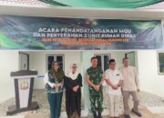 Kodim 0419/Tanjab Terima Bantuan Gedung Koramil Betara dan 2 Unit Asrama dari SKK Migas PetroChina