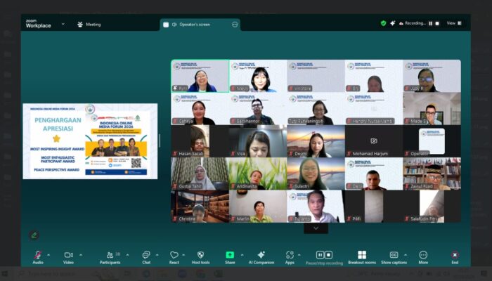 Indonesia Online Media Forum 2026 Dorong Praktisi Jurnalis dan Pendidikan Mengedepankan Nilai Kemanusiaan di Tengah Krisis