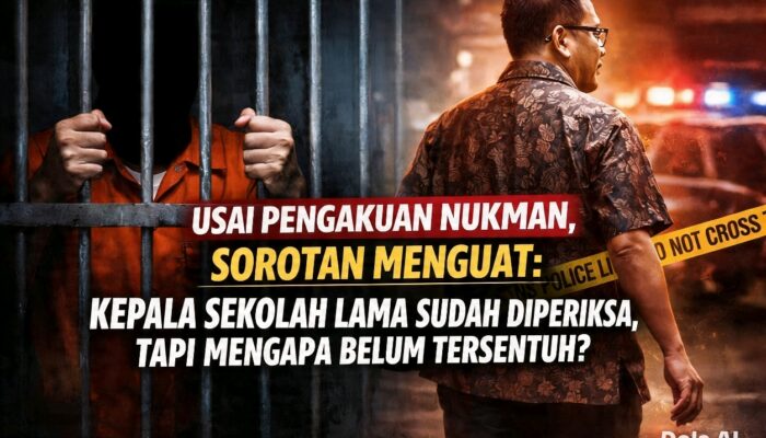 Usai Pengakuan Nukman, Sorotan Menguat: Kepala Sekolah Lama Sudah Diperiksa, Tapi Mengapa Belum Tersentuh?