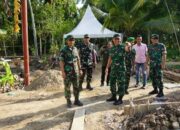 Danrem 042/Gapu Tinjau Koperasi Merah Putih dan Infrastruktur Strategis di Tanjab Barat