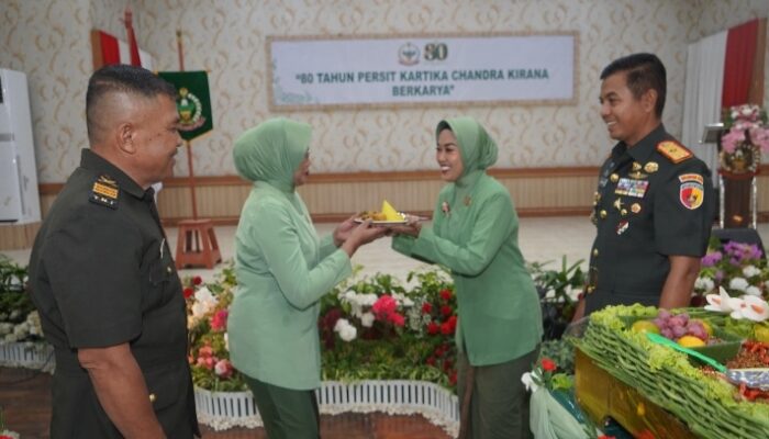 HUT ke-80 Persit, Danrem 042/Gapu Ingatkan Persit Hidup Sederhana dan Perkuat Akhlak Keluarga