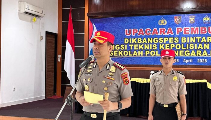 SPN Polda Jambi Resmi Buka Dikbangspes Bintara Dasar FT Kepolisian Gelombang II Tahun 2026