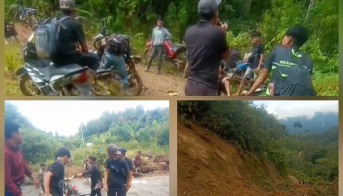Dua Hari Dibiarkan Terisolir, Jalan Koto Rawang Lumpuh Total, Warga Minta Perhatian Pemerintah