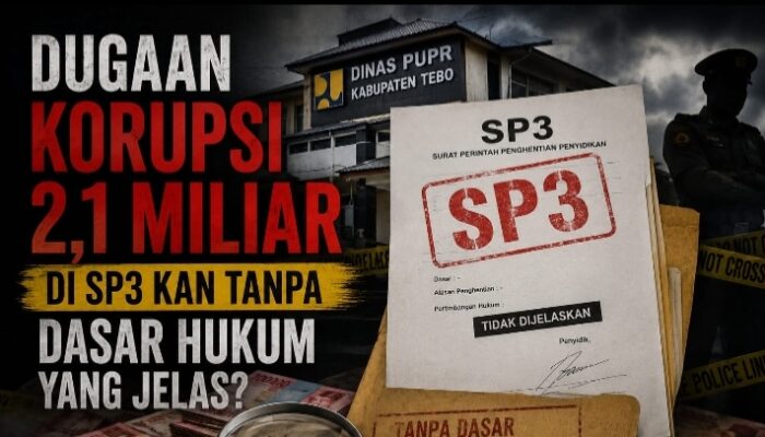 Heboh! Anggaran Rp2,1 Miliar di PUPR Tebo Disorot, Publik Desak Pengusutan Transparan