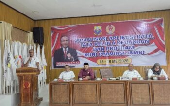 Perkuat Tata Kelola Administrasi dan Program, KONI Jambi Sosialisasi Aflikasi Data