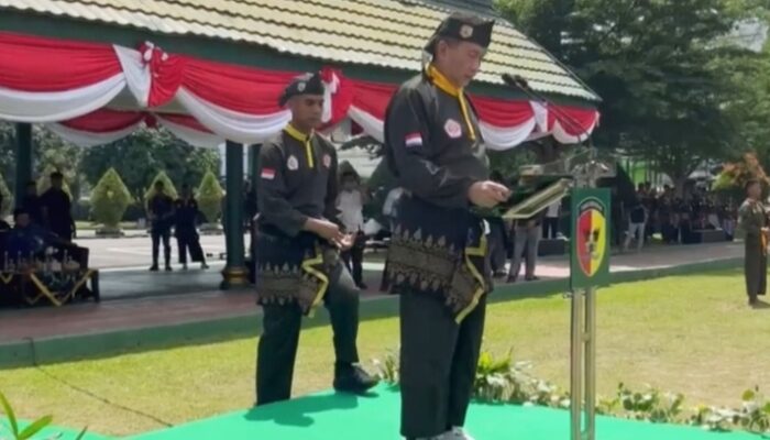 Pangdam XX/Tuanku Imam Bonjol Kukuhkan Pencak Silat Militer Wilayah Korem 042/Gapu
