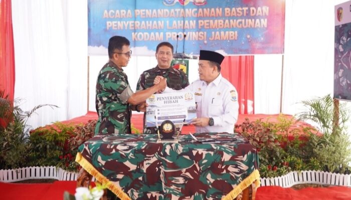 Pangdam XX/TIB Tinjau Lokasi Pembangunan Kodam Baru Di Jambi