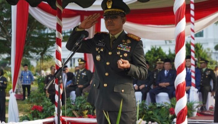 Danrem 042/Gapu Pimpin Upacara Hari Lahir Pancasila 2026, Tegaskan Pancasila Sebagai Pemersatu Bangsa