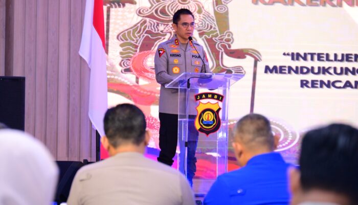 Kapolda Jambi Resmi Buka Rakernis Fungsi Intelkam Tahun 2026, Tekankan Deteksi Dini dan Penguatan Sinergi