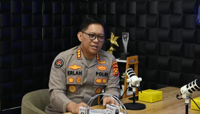 Kabid Humas Polda Jambi Paparkan Rangkaian Hari Bhayangkara ke-80 dan Program Presisi dalam Podcast Bersama Tribun Jambi